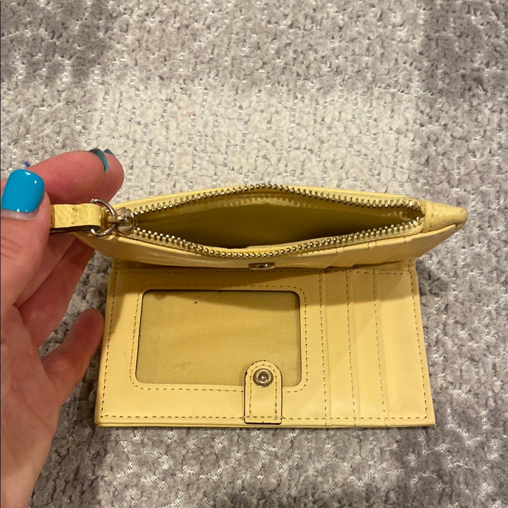 Nanette Lepore Small Yellow Wallet - Picture 5 of 5